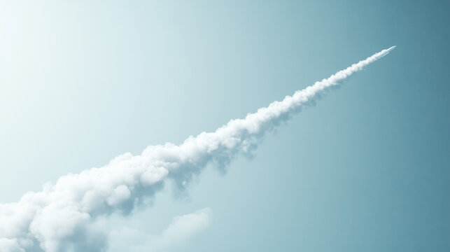 Rocket trail, airplane smoke, plane or air jet clouds, white contrail lines. Vapor effect in sky, spray straight and curve tracks isolated elements on transparent background, Realistic 3d vector set