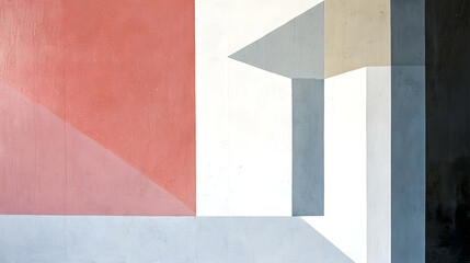 Background with color contrast in linear design