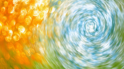 Abstract Colorful Swirling Pattern Art Background
