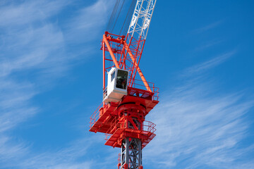 建設現場のクレーン