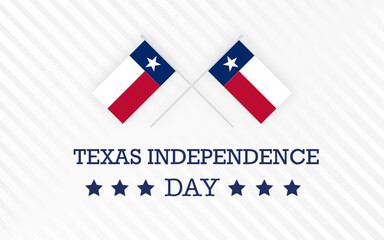 Texas Independence Day, Texas Independence Day with two texas flag, vector texas independence day wallpaper, Happy Texas Independence Day template