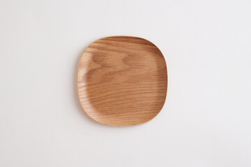 Eco-Friendly Wooden Plate for Dining and Serving