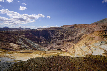 the lavender pit copper mine and turquoise mine in bisbee arizona