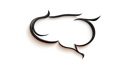 Elegant Line Art Illustration of a Sleeping Animal, Minimalist Design AI Generated