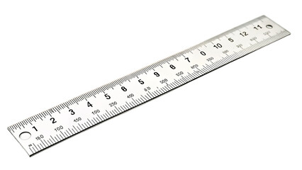 A flexible ruler is used for measuring lengths or distances