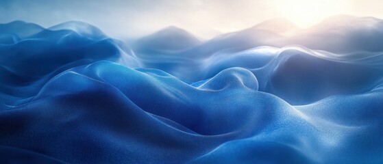 Fototapeta premium Deep Blue Abstract Minimalist Background with Geometric Shapes and Gradients for Business Events and Creative Projects