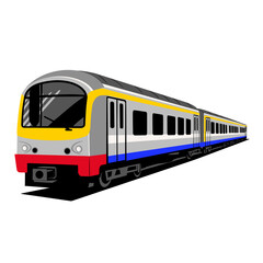 Fototapeta premium Philippine Public Train Light Rail Transit System