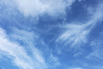 blue sky with clouds