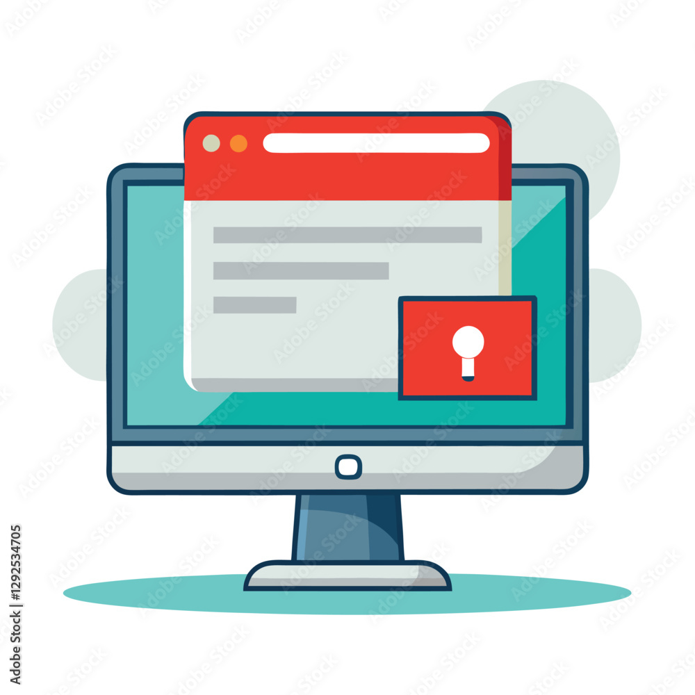Poster digital workspace featuring a computer with a webpage displayed during a virtual meeting setting