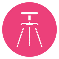 Minimalist Line Art Circular Ceiling Fire Sprinkler Icon