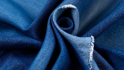 Fototapeta premium Denim elegance showcasing textured blue jean mastery