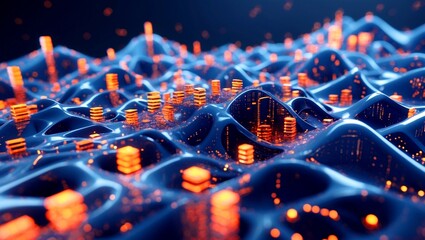 Dynamic three dimensional data visualization overview