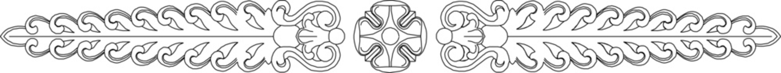 sketch vector silhouette illustration icon symbol ornament decoration accessories decorative carving classic vintage ethnic