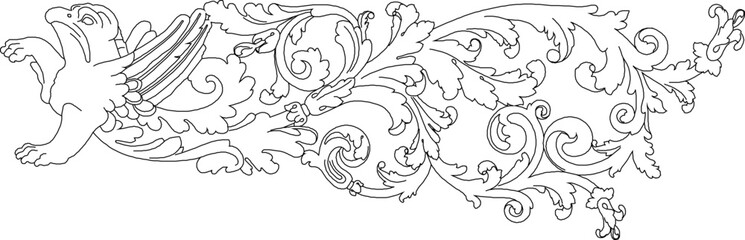 sketch vector silhouette illustration icon symbol ornament decoration accessories decorative carving classic vintage ethnic 