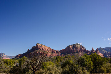 Naklejka premium red rock in Sedona Arizona desert 