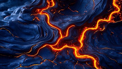 Mesmerizing abstract lava flow for stunning visuals