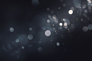 光の粒が舞うレンズで撮影したようなぼやけたCG画像	