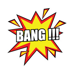 bubbble speech boom, exploding and expression. use for comics and pop art posters