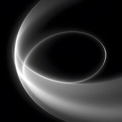  Minimalistic Digital Flow and Abstract Light Curves in Subtle Gradient Space Background