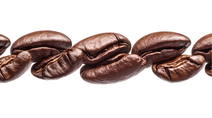 Obraz premium coffee with rich dark coffee, isolated on white, perfect for design projects