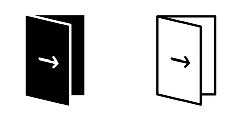 Login icon on white background