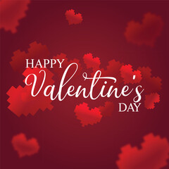 Happy Valentine background 