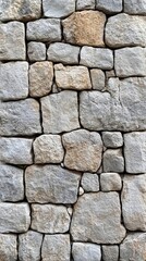 Obraz premium Vertical Stone Wall Texture