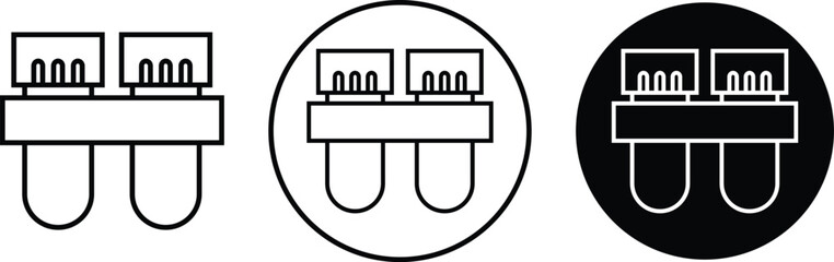 Vaccine glyph solid outline icons set. Vectors that can be applied anywhere, simple, pixel perfect, modern styles. Elements suitable for web page and mobile apps isolated on transparent background.