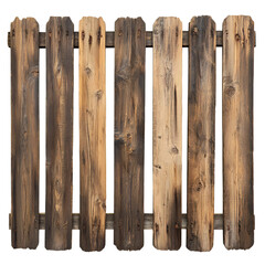 Rustic Weathered Wooden Fence Panels Aged Brown and Tan Wood Texture Vertical Grain Background