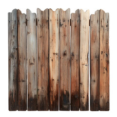 Weathered Wooden Fence Panels Rustic Brown Vertical Texture Background