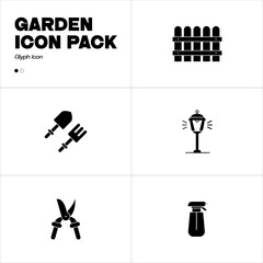 Set garden tools icon. Vector illustration