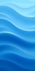 Fototapeta premium A calming abstract blue wave background with soft curves and smooth transitions, creating a relaxing and peaceful ambiance.