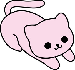 pink pig with a big smile