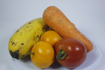 Fruit contains a lot of fiber and vitamins which are beneficial for the human body