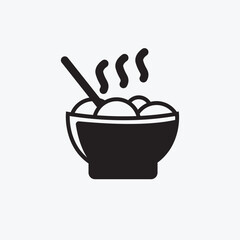 Steaming Bowl of Soup with Spoon, Delicious Meal