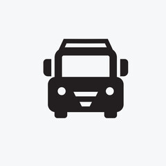 Fototapeta premium Bus Icon, Simple and Modern Design