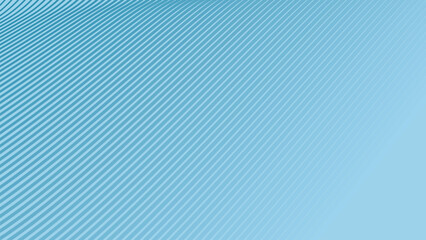 Azure Sky blue abstract background with stripes curve line