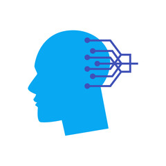 Smart Artificial Intelligence Symbol