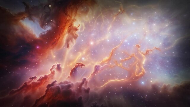 Cosmic Space Flight: 4K 60FPS Deep Space Journey Background