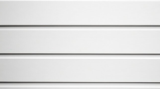 White horizontal vinyl siding texture. Ideal for home improvement, construction, and design projects.
