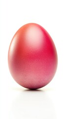 coloured easter egg. red gradation colored easter egg.
