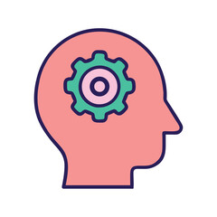 Mental Health Cognitive Process Icon