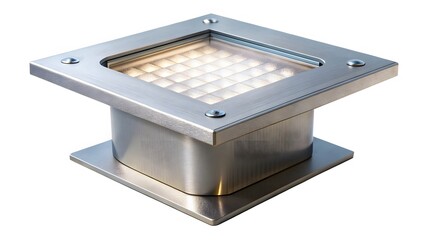 Stainless Steel LED Recessed Square Ground Light Fixture