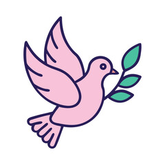 Mental Health Peace and Freedom Icon