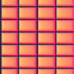 Naklejka premium An intricate wall featuring squares and rectangles forming a unique pattern with visual depth