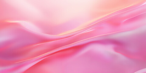 Obraz premium Elegant pink background wallpaper with gentle fluid waves and shimmer