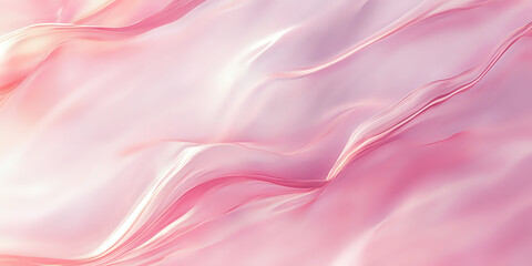 Obraz premium Charming pink background wallpaper featuring fluid waves and soft shimmer