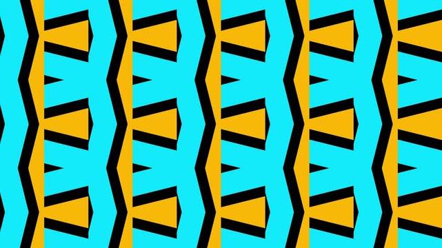 Retro or vintage animation colorful background. Abstract style and pattern