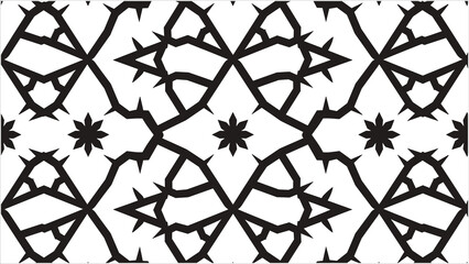 Naklejka premium Beautiful Islamic Pattern with Arabic and Ottoman-Inspired Details