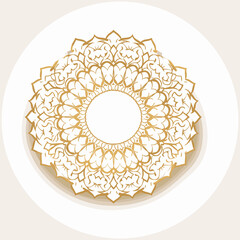 Ramadan-Themed Islamic Background with Ornate Arabic Design
